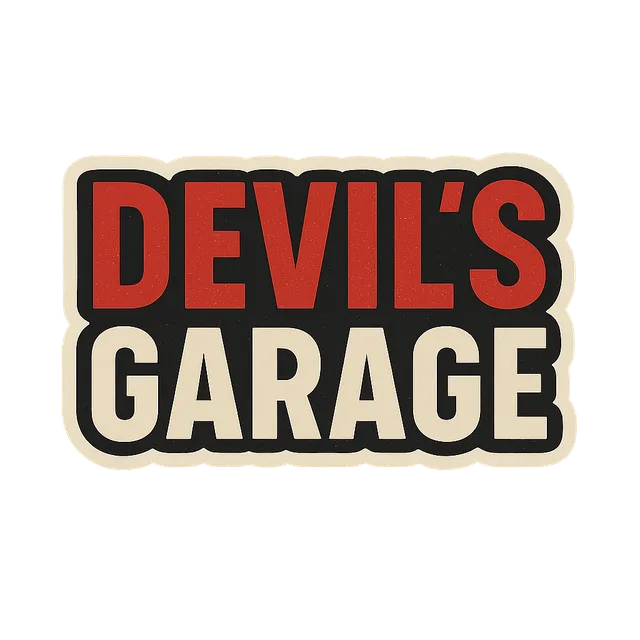 "Devils Garage" Sticker 